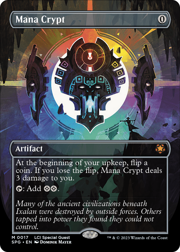 Mana Crypt (Borderless) [The Lost Caverns of Ixalan Special Guests]-1