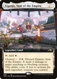 Eiganjo, Seat of the Empire (Extended Art) [Kamigawa: Neon Dynasty]-1