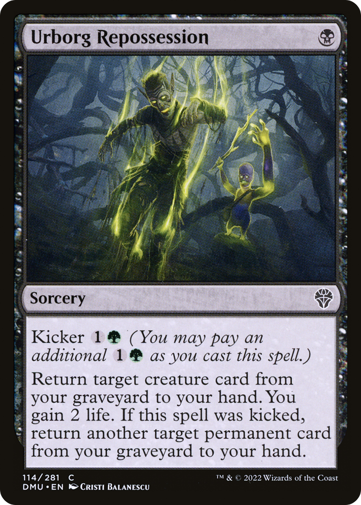 Urborg Repossession (DMU-114) - Dominaria United Foil-1