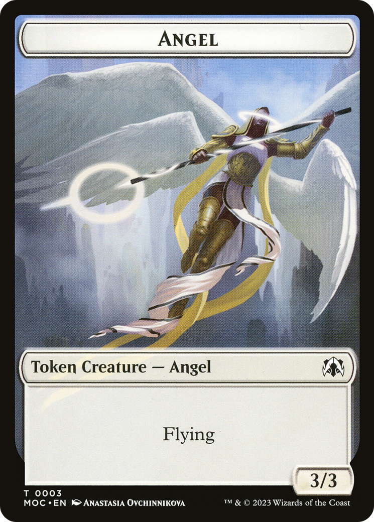 Angel (TMOC-003) - March of the Machine Commander Tokens-1