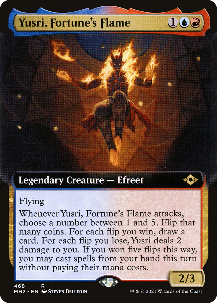 Yusri, Fortune's Flame (Extended Art) (MH2-468) - Modern Horizons 2: (Extended Art) Foil-1