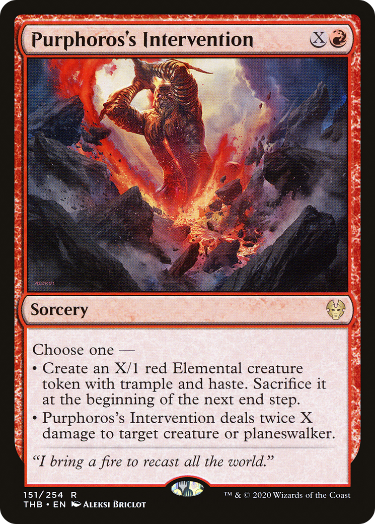Purphoros's Intervention [Theros Beyond Death]-1