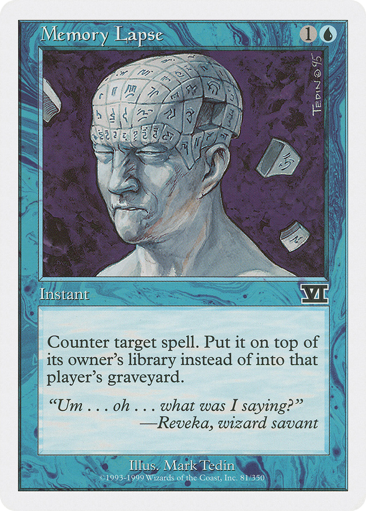 Memory Lapse [Classic Sixth Edition]-1