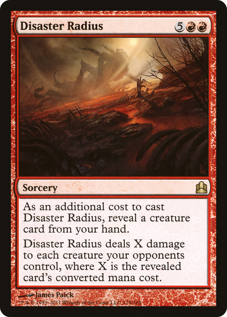 Disaster Radius [Commander 2011]-1