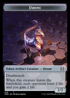 Drone Token [Phyrexia: All Will Be One Tokens]-2