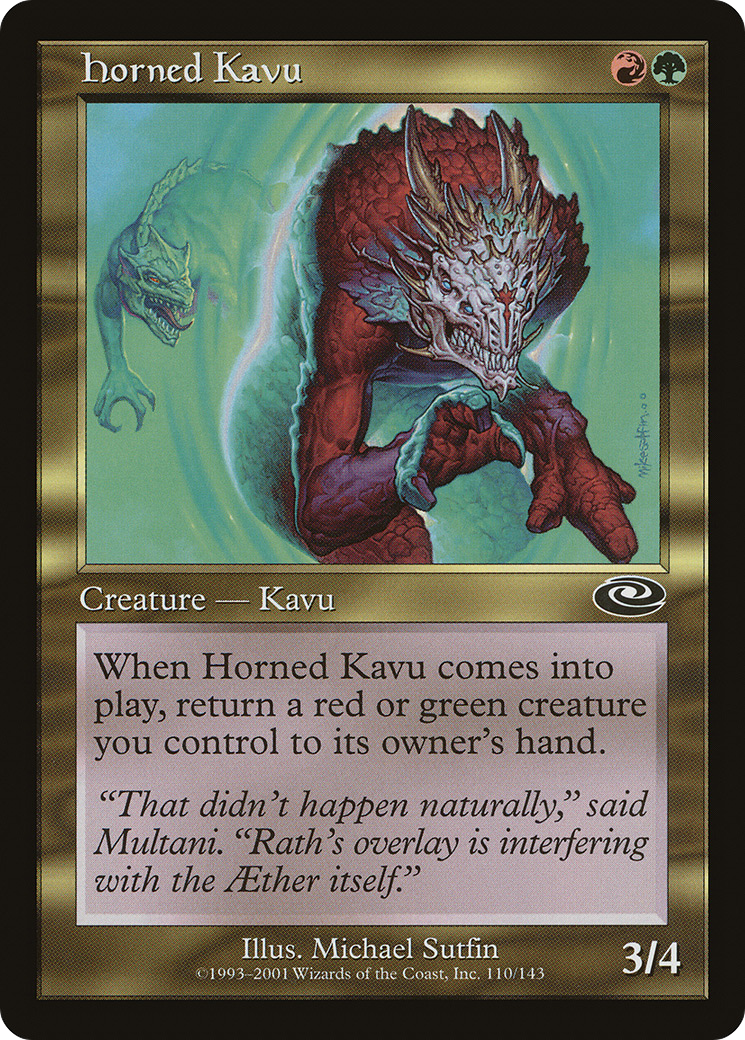 Horned Kavu [Planeshift]-1