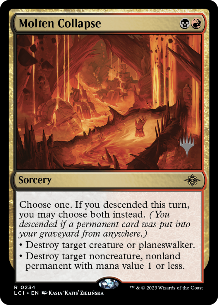 Molten Collapse (Promo Pack) [The Lost Caverns of Ixalan Promos]-1