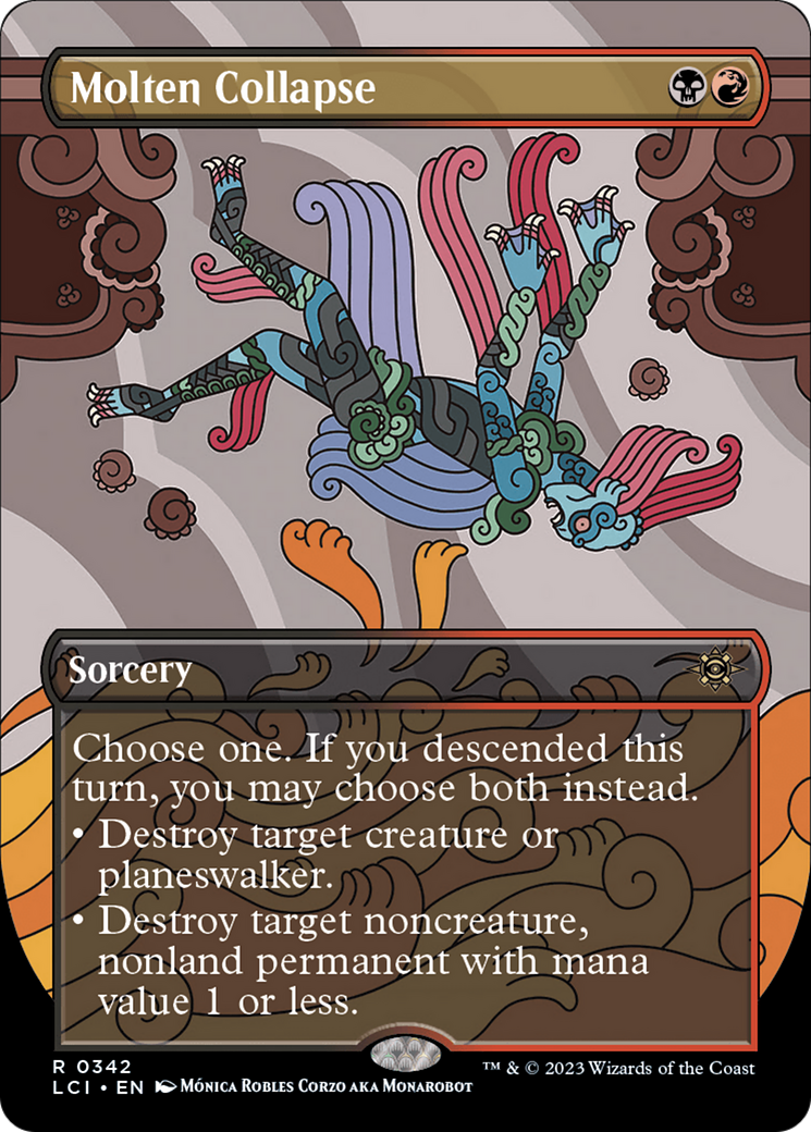 Molten Collapse (Borderless) [The Lost Caverns of Ixalan]-1