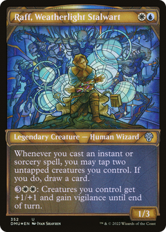 Raff, Weatherlight Stalwart (Showcase Textured) [Dominaria United]-1