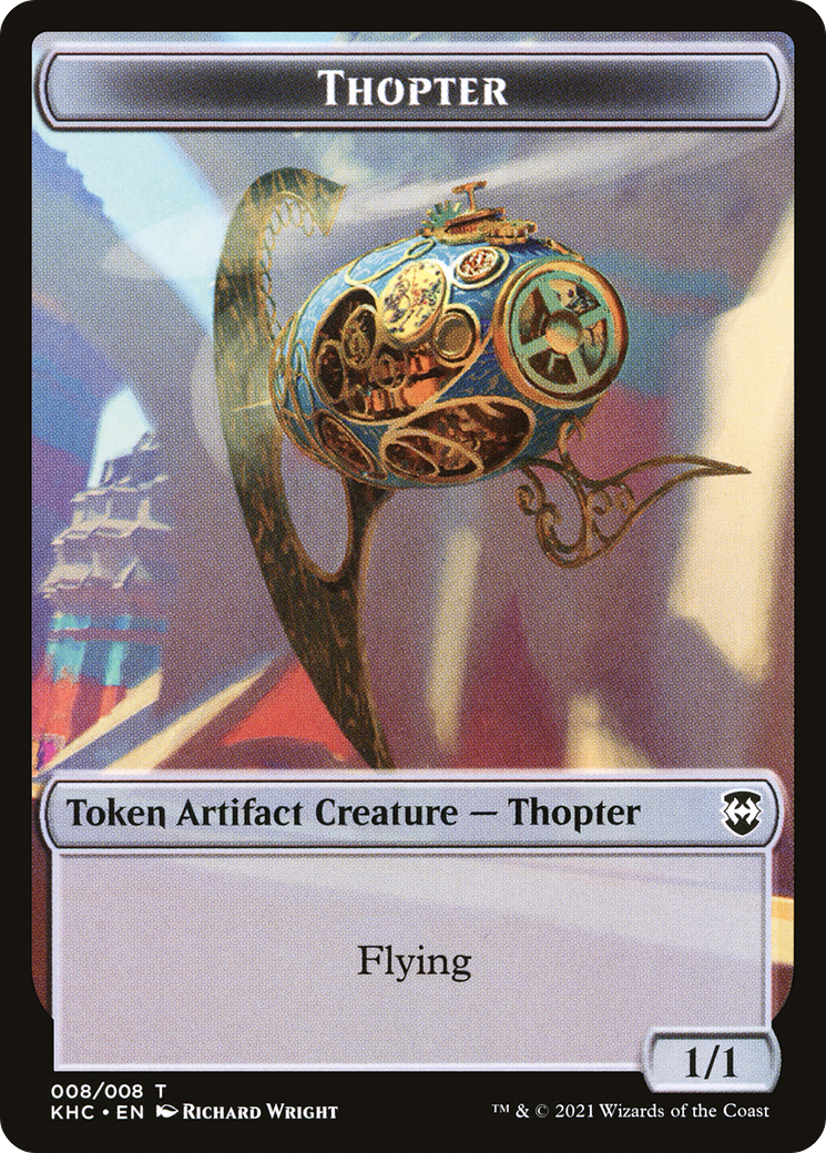 Thopter (TKHC-008) - Kaldheim Commander Tokens-1
