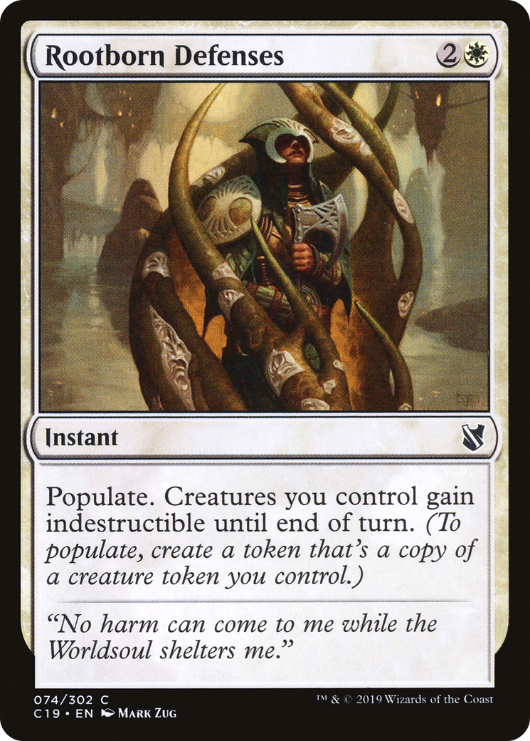 Rootborn Defenses [Commander 2019]-1