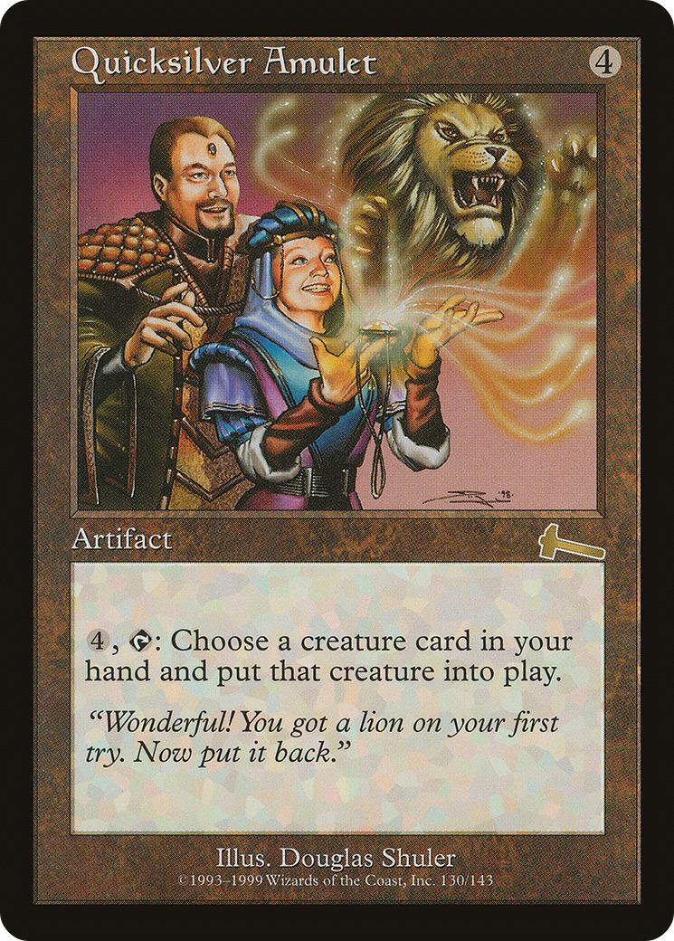 Quicksilver Amulet [Urza's Legacy]-1
