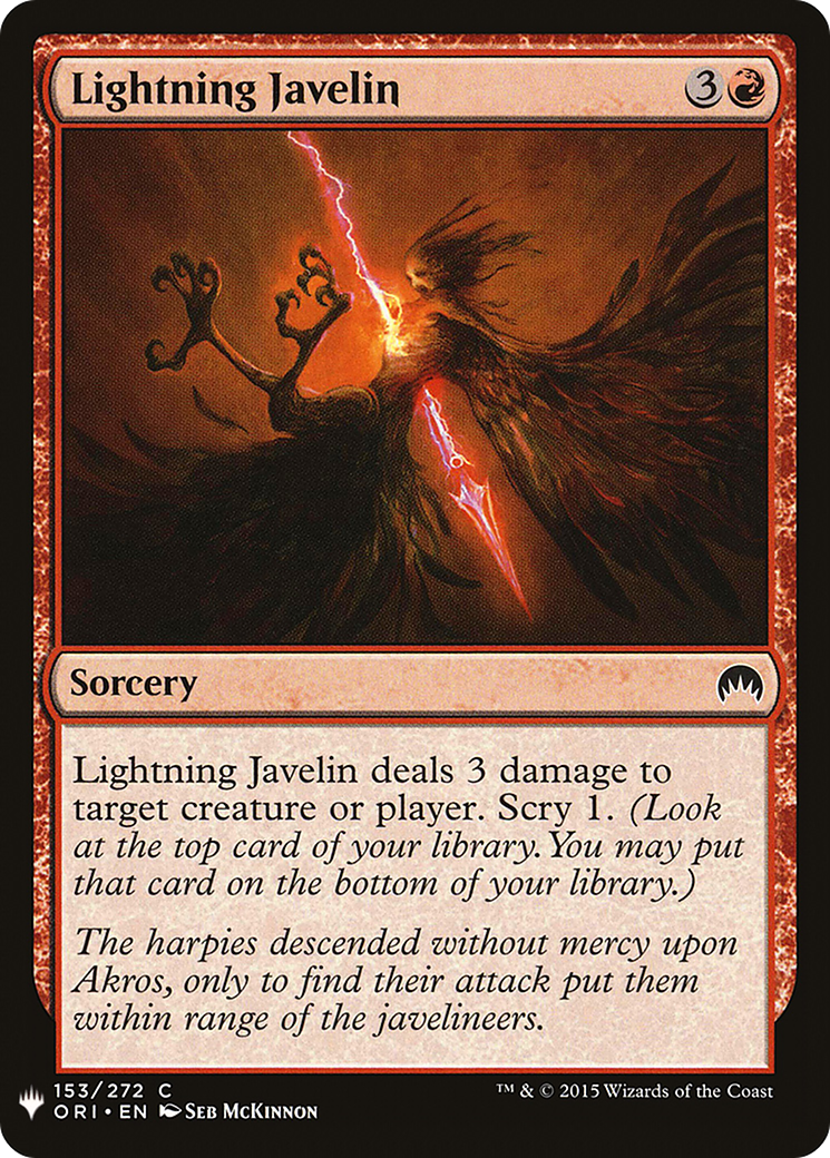 Lightning Javelin [Mystery Booster]-1