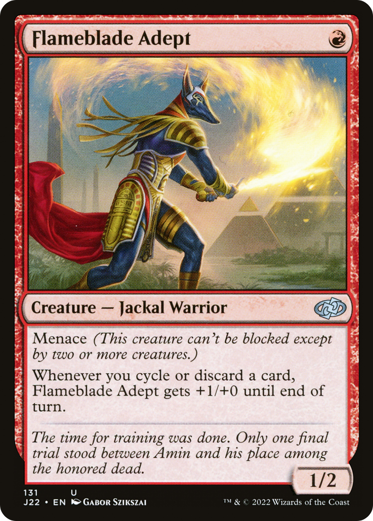 Flameblade Adept [Jumpstart 2022]-1