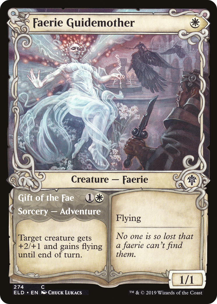 Faerie Guidemother // Gift of the Fae (Showcase) [Throne of Eldraine]-1