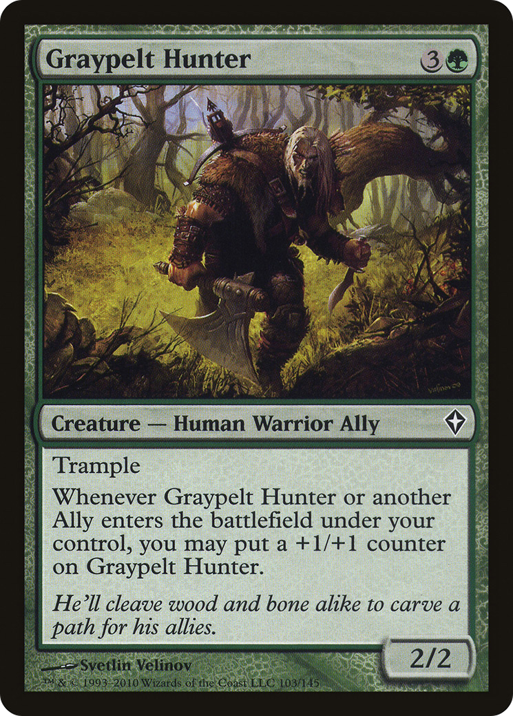 Graypelt Hunter [Worldwake]-1