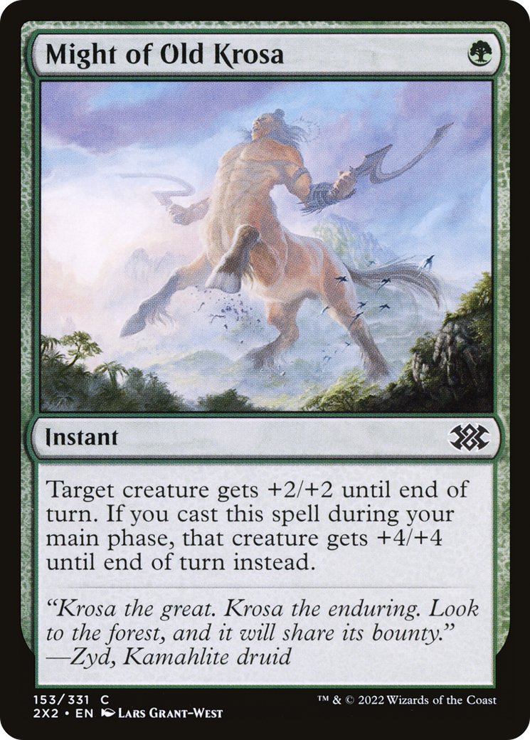 Might of Old Krosa [Double Masters 2022]-1