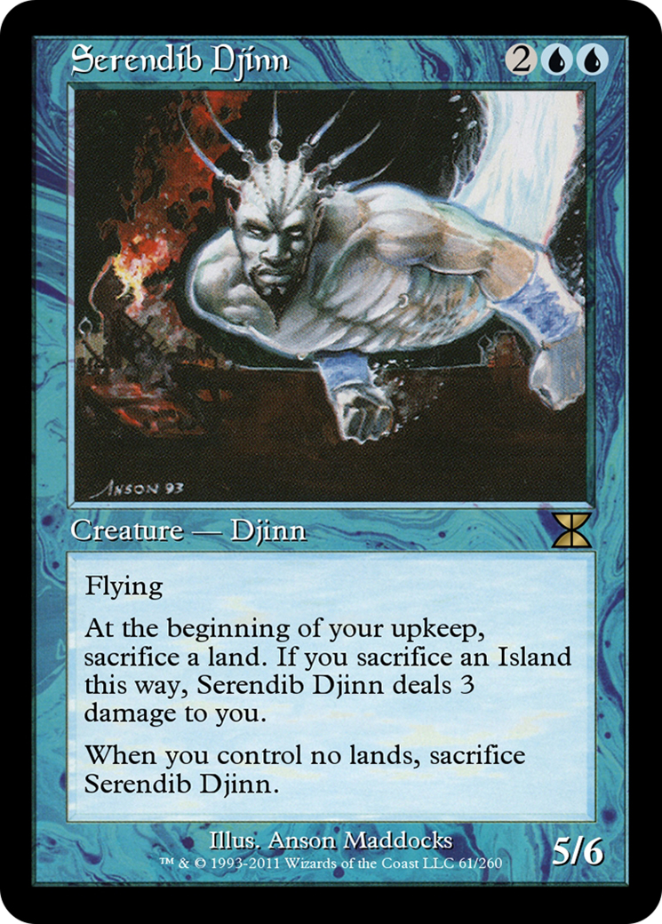 Serendib Djinn (ME4-061) - Masters Edition IV Foil-1