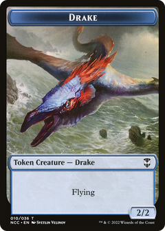 Drake (TNCC-010) - New Capenna Commander Tokens-1