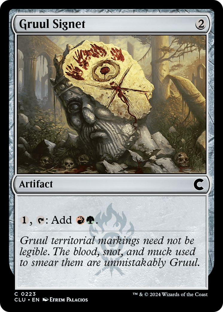 Gruul Signet [Ravnica: Clue Edition]-1