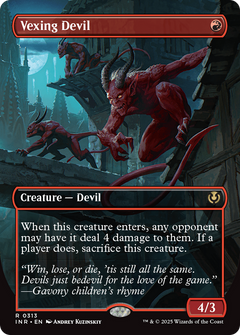 Vexing Devil (Borderless) (INR-313) - Innistrad Remastered (Borderless)-1