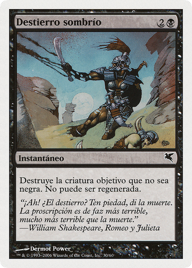 Dark Banishing (Spanish) - "Destierro sombrío" (PSAL-F30) - Salvat 2005-1