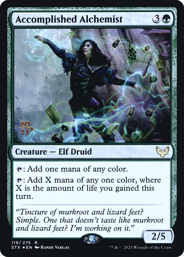 Accomplished Alchemist [Strixhaven: School of Mages Prerelease Promos]-1