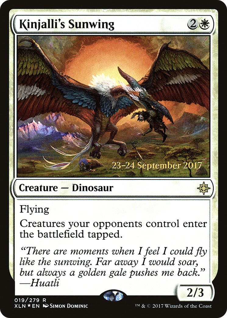 Kinjalli's Sunwing [Ixalan Prerelease Promos]-1