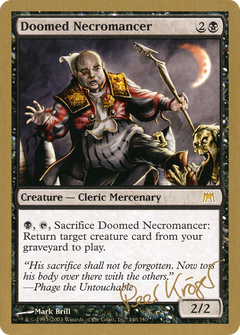 Doomed Necromancer - 2003 Peer Kroger (ONS) (WCD-) - World Championship Decks 2003-1