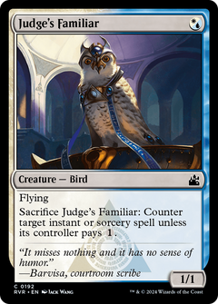 Judge's Familiar [Ravnica Remastered]-1