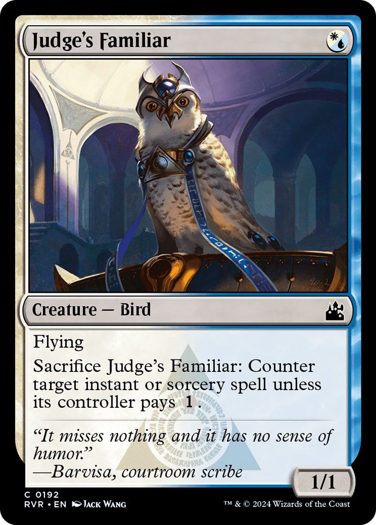 Judge's Familiar [Ravnica Remastered]-1