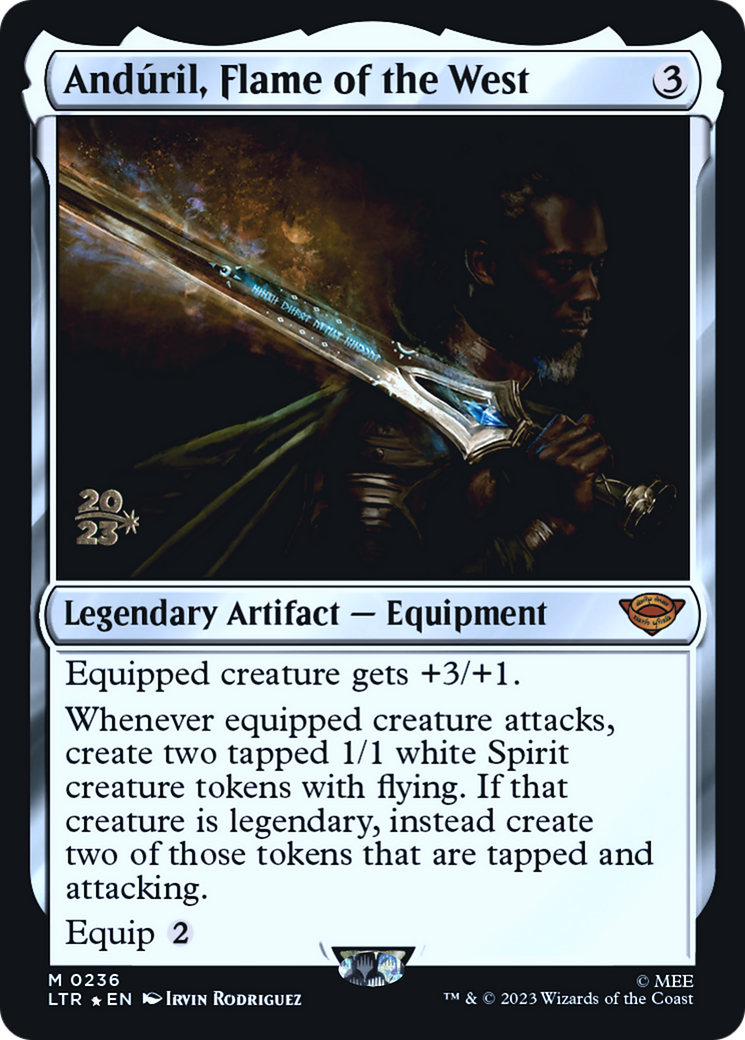 Anduril, Flame of the West [The Lord of the Rings: Tales of Middle-Earth Prerelease Promos]-1