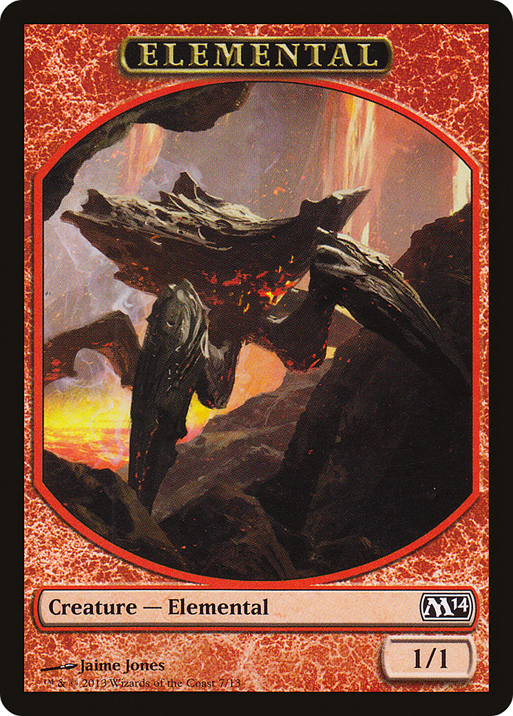 Elemental Token (7/13) [Magic 2014 Tokens]-1