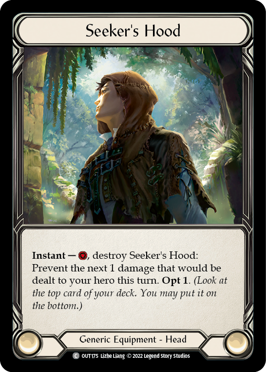 Seeker's Hood [OUT175] (Outsiders)  Rainbow Foil-2