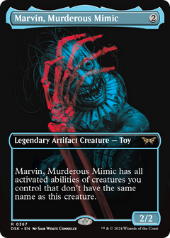 Marvin, Murderous Mimic (Showcase) [Duskmourn: House of Horror]-1
