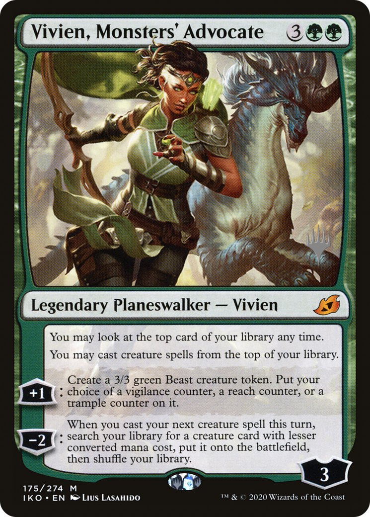 Vivien, Monsters' Advocate (PPIKO-175) - Ikoria: Lair of Behemoths Promos Foil-1