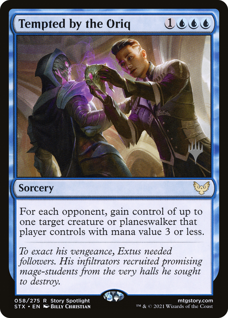 Tempted by the Oriq (Promo Pack) [Strixhaven: School of Mages Promos]-1
