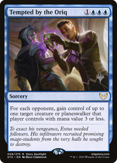 Tempted by the Oriq (Promo Pack) [Strixhaven: School of Mages Promos]-1