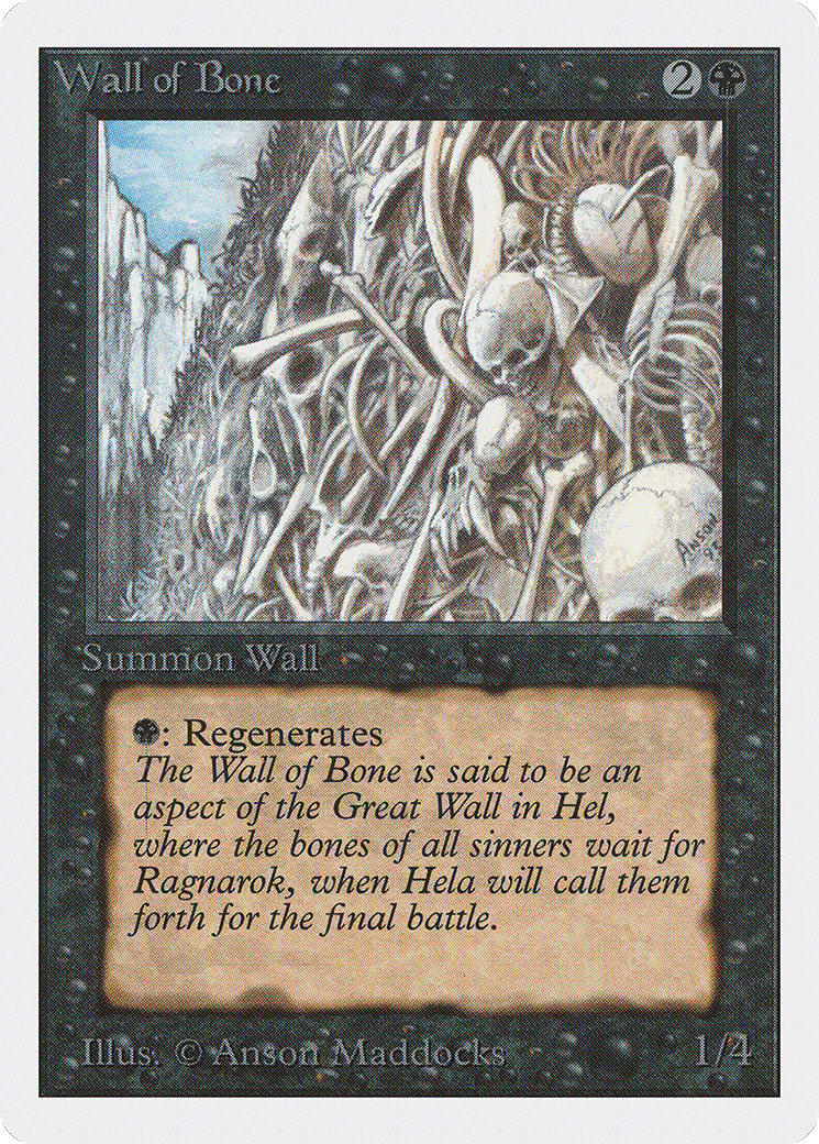 Wall of Bone (2ED-) - Unlimited Edition-1