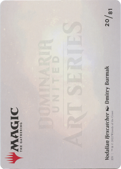 Vodalian Hexcatcher // Vodalian Hexcatcher (ADMU-020) - Dominaria United Art Series (Borderless) Foil-2