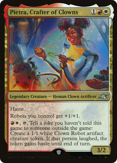Pietra, Crafter of Clowns (Galaxy Foil) [Unfinity]-1