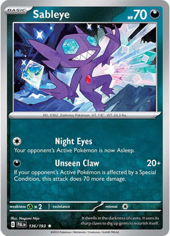 Sableye (136/193) [Scarlet & Violet: Paldea Evolved]-1