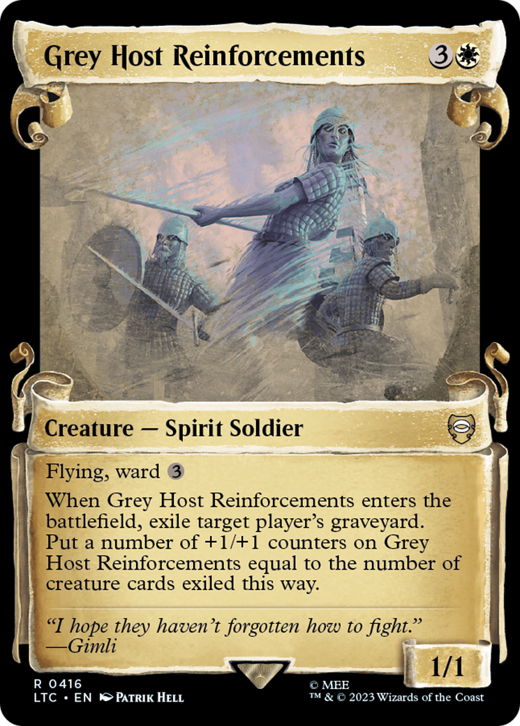 Grey Host Reinforcements [The Lord of the Rings: Tales of Middle-Earth Commander Showcase Scrolls]-1