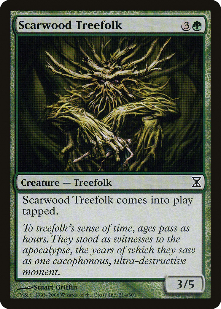 Scarwood Treefolk [Time Spiral]-1