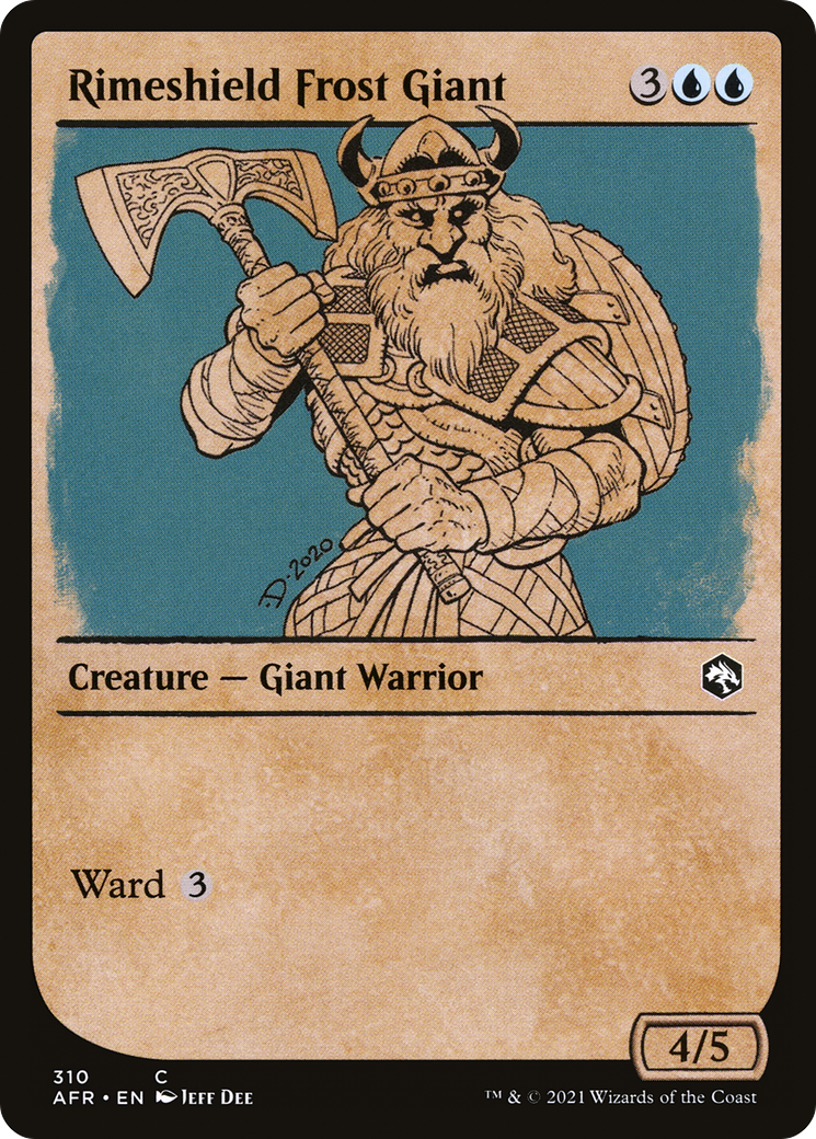 Rimeshield Frost Giant (Showcase) [Dungeons & Dragons: Adventures in the Forgotten Realms]-1