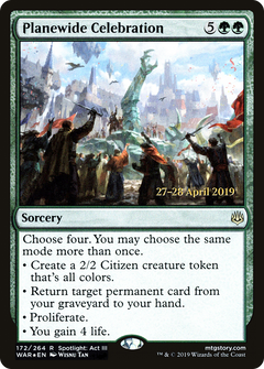 Planewide Celebration [War of the Spark Prerelease Promos]-1