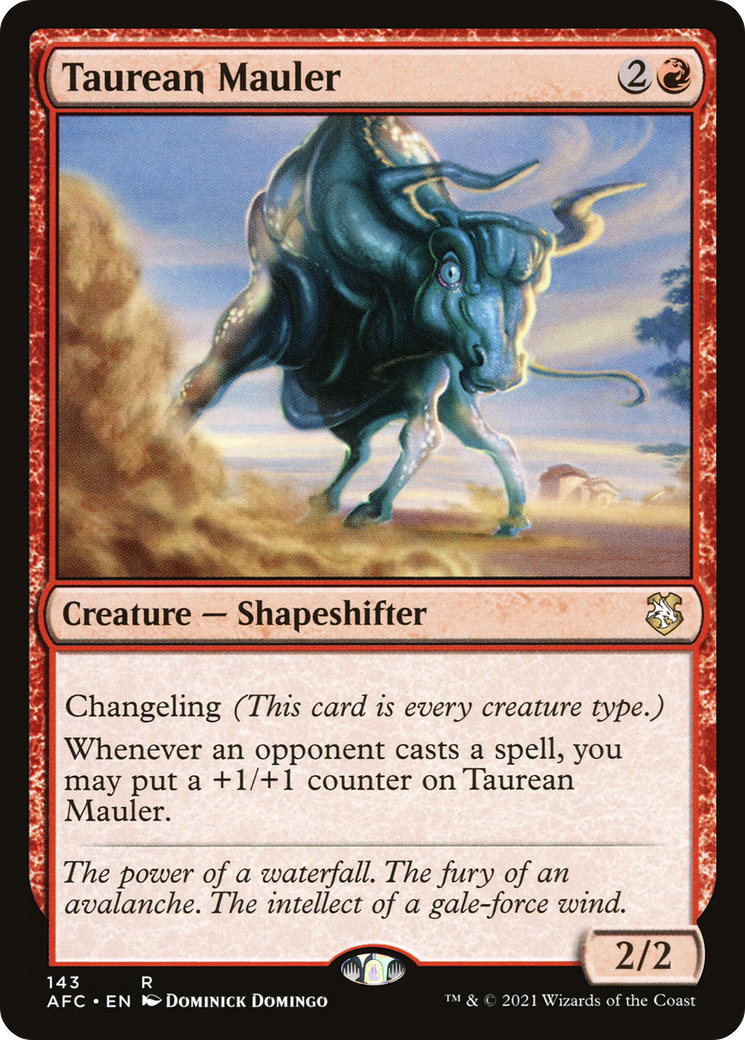 Taurean Mauler [Dungeons & Dragons: Adventures in the Forgotten Realms Commander]-1