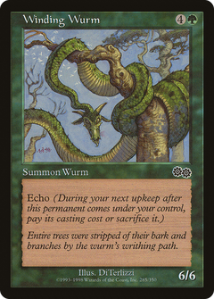 Winding Wurm (USG-285) - Urza's Saga-1