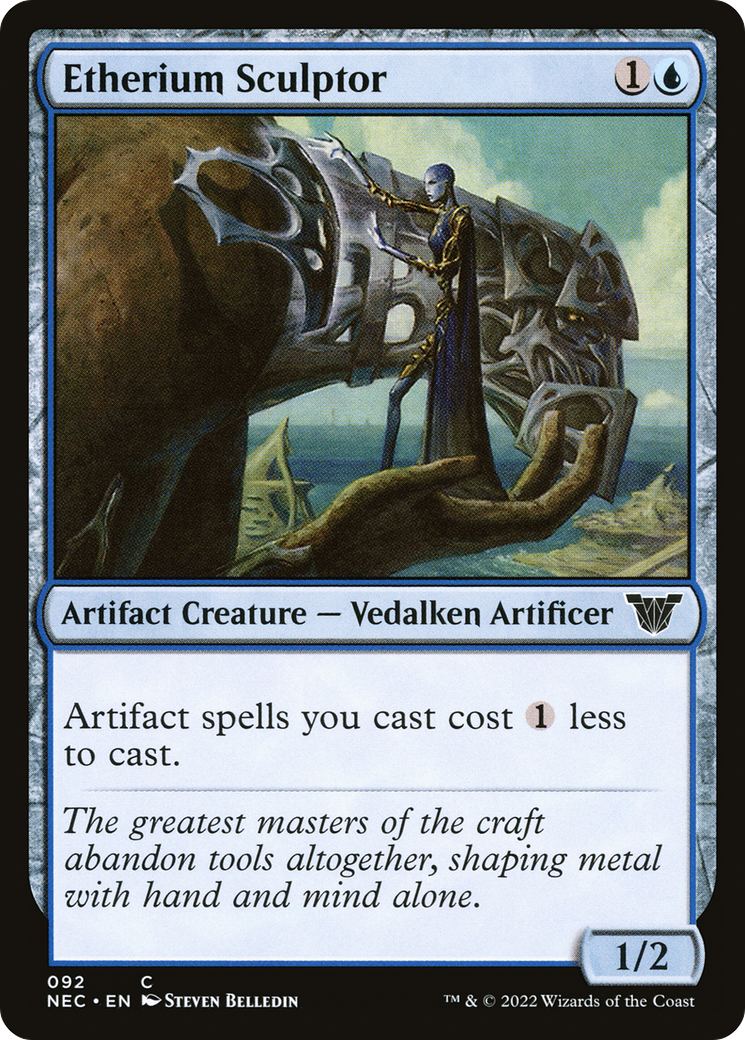 Etherium Sculptor [Kamigawa: Neon Dynasty Commander]-1