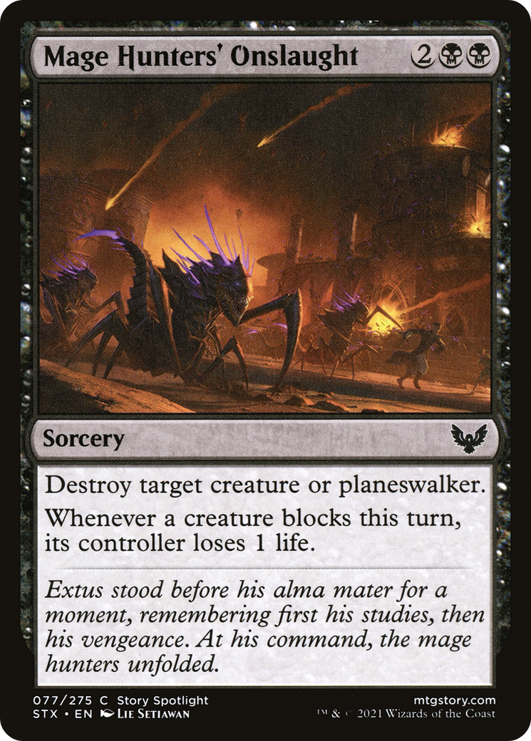 Mage Hunters' Onslaught [Strixhaven: School of Mages]-1